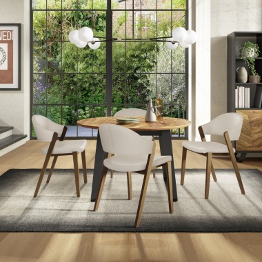 Castello Rustic Oak & Peppercorn Dining & Living