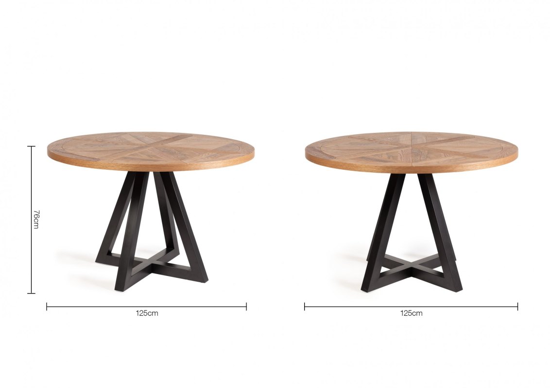 Lowry - Rustic Oak 4 Seater Dining Table & 4 Mustard Velvet Dali Dining Chairs Specification