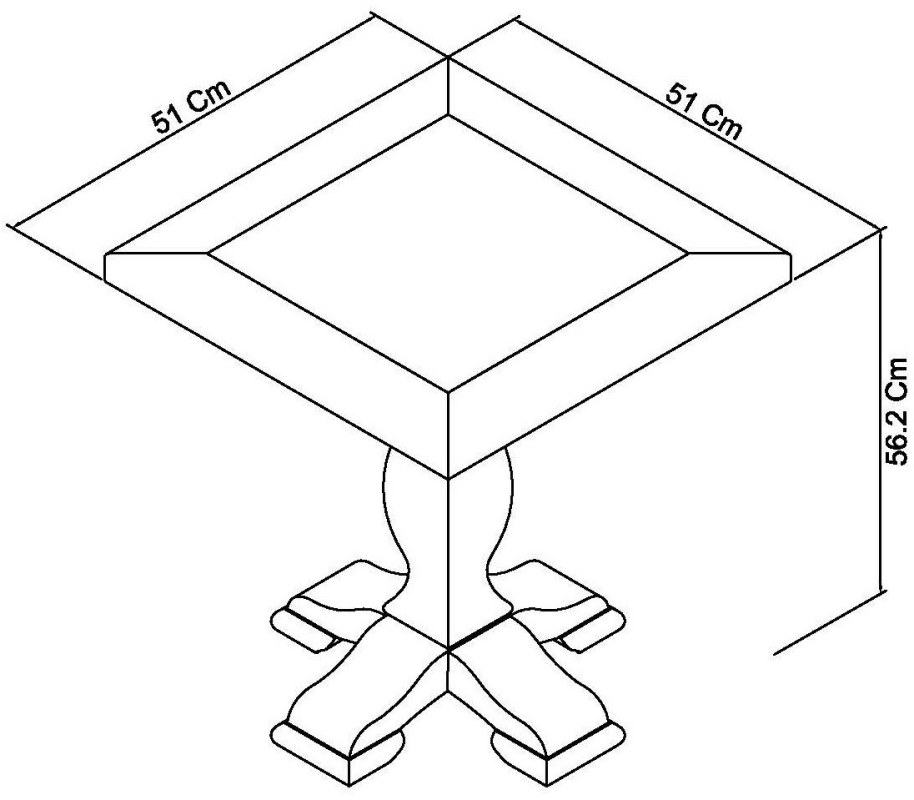 Rivera - Two Tone Lamp Table Specification