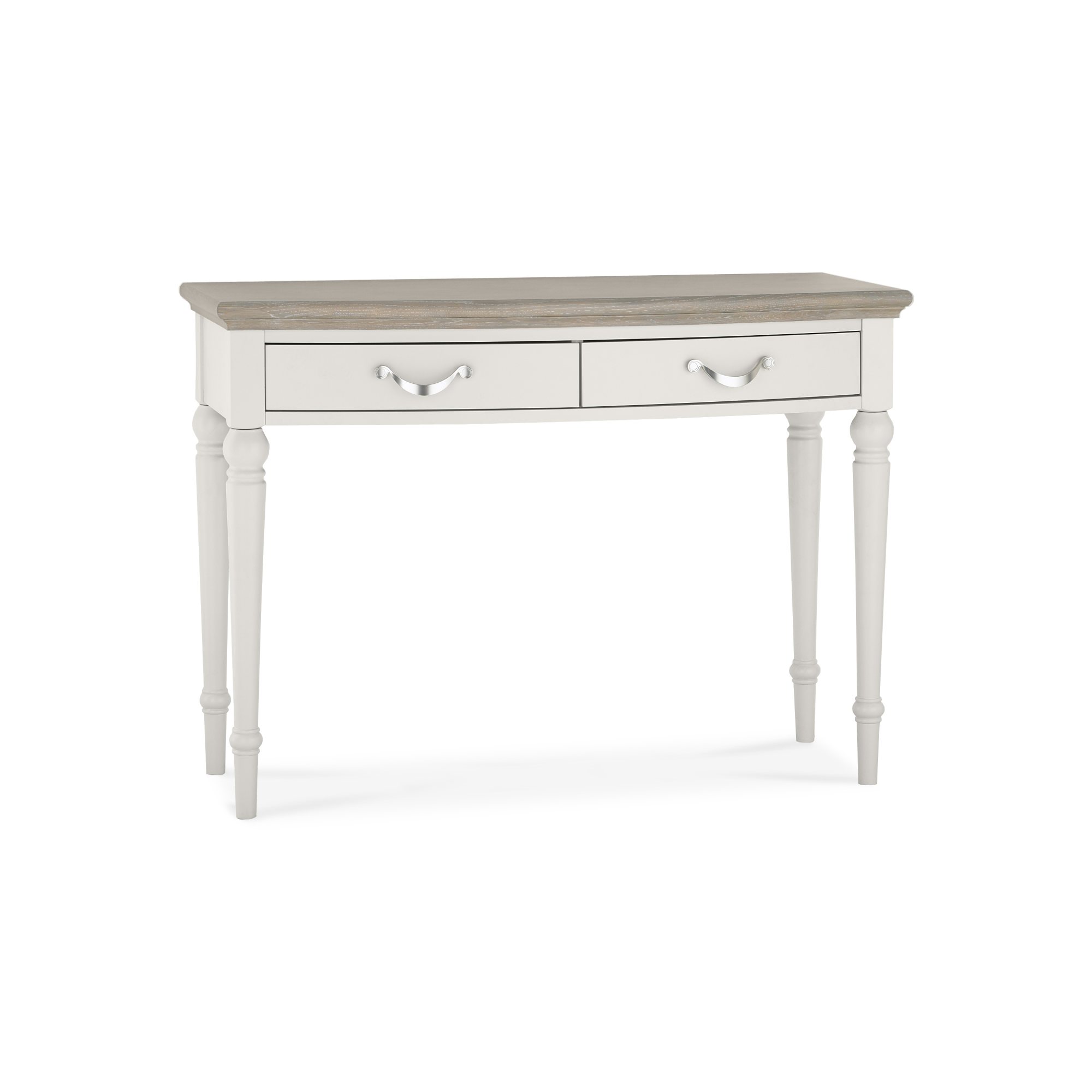 Miller Grey Washed Oak & Soft Grey Dressing Table - Home Origins