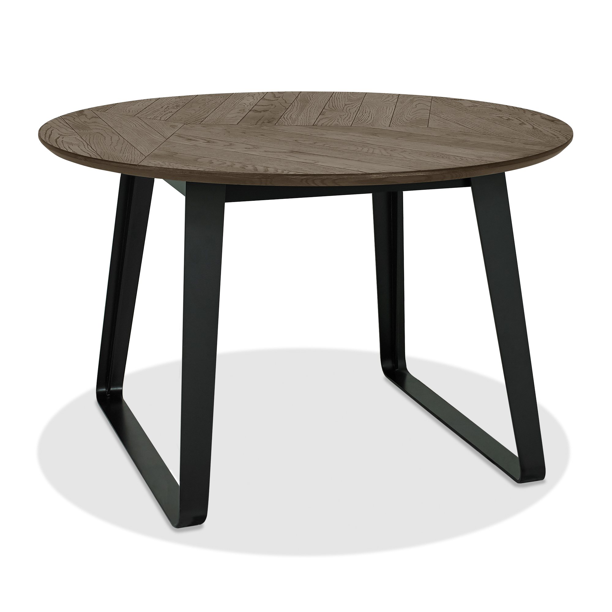 Castello Weathered Oak Circular Table 