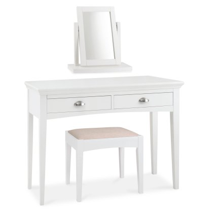 Colman White Dressing Table Set Colman White Dressing Table Set
