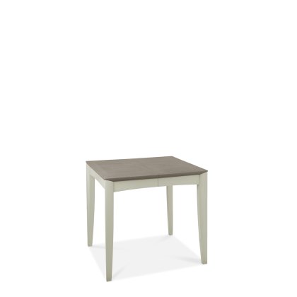 Jasper Grey Washed Oak 2-4 Seater Table & 4 Chairs in Titanium Fabric