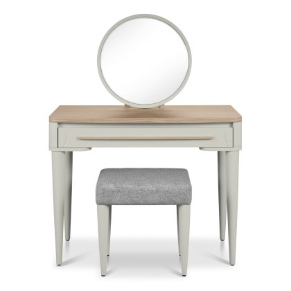 Norman Scandi Oak & Soft Grey Dressing Table Set Norman Scandi Oak & Soft Grey Dressing Table Set