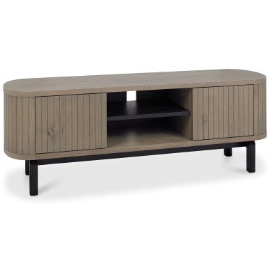 Astra - Grey Oiled Oak Media Unit Astra - Grey Oiled Oak Media Unit