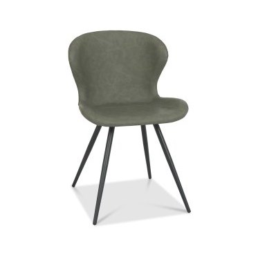 Arlo - Dining Chair in Olive Vintage Faux Leather (Pair) Arlo - Dining Chair in Olive Vintage Faux Leather (Pair)