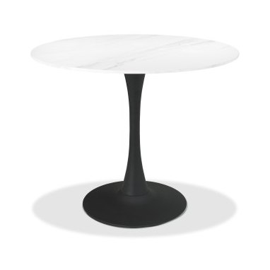 Mason - White Ceramic Circular Bistro Table Mason - White Ceramic Circular Bistro Table