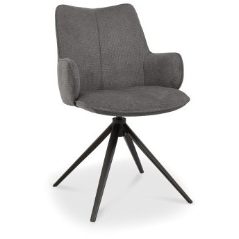 Rowan - Swivel Chair in Grey Fabric Rowan - Swivel Chair in Grey Fabric