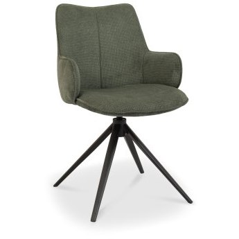 Rowan - Swivel Chair in Green Fabric Rowan - Swivel Chair in Green Fabric