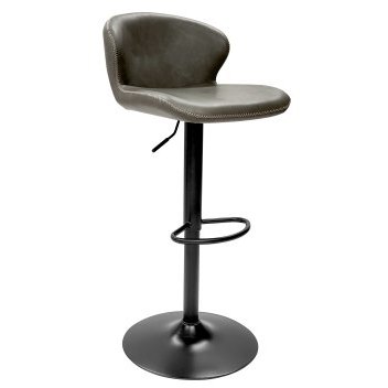 Rosso - Gas Lift Swivel Bar Stool in Olive Vintage Faux Leather Rosso - Gas Lift Swivel Bar Stool in Olive Vintage Faux Leather