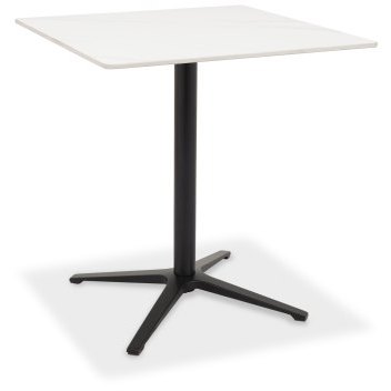 Baxter - White Ceramic Square Bistro Table Baxter - White Ceramic Square Bistro Table