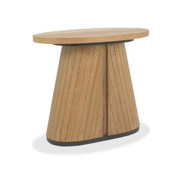 Astra - Rustic Oak Oval Lamp Table Astra - Rustic Oak Oval Lamp Table