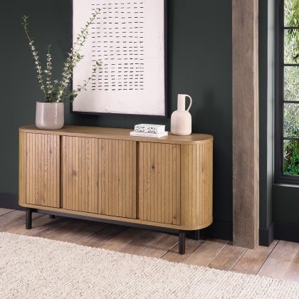 Astra - Rustic Oak Wide Sideboard Astra - Rustic Oak Wide Sideboard