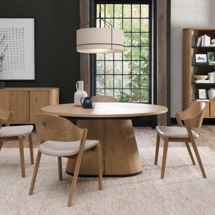 Astra - Rustic Oak 4 Seater Dining Table Astra - Rustic Oak 4 Seater Dining Table