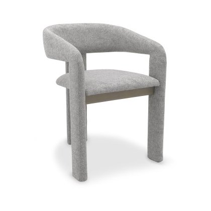 Nova - Grey Oiled Oak Dining Chair in Grey Fabric Nova - Grey Oiled Oak Dining Chair in Grey Fabric