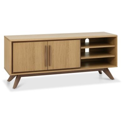 Henley - Oak Media Unit Henley - Oak Media Unit