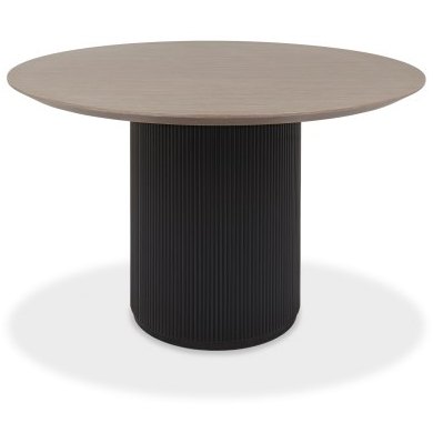 Jorge - Grey Oak 4 Seater Round Dining Table Jorge - Grey Oak 4 Seater Round Dining Table