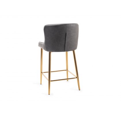 Grey bar stools with gold 2024 legs