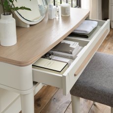 Norman Scandi Oak & Soft Grey Dressing Table