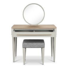 Norman Scandi Oak & Soft Grey Dressing Table Set