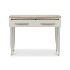 Norman Scandi Oak & Soft Grey Console Table with Drawer