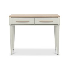 Norman Scandi Oak & Soft Grey Console Table with Drawer