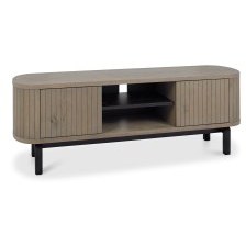 Astra - Grey Oiled Oak Media Unit Astra - Grey Oiled Oak Media Unit