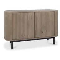 Astra - Grey Oiled Oak Narrow Sideboard Astra - Grey Oiled Oak Narrow Sideboard