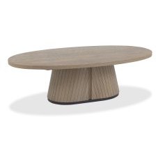 Astra - Grey Oiled Oak Oval Coffee Table Astra - Grey Oiled Oak Oval Coffee Table