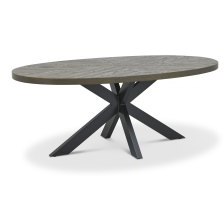 Bosco - Fumed Oak 8 Seater Dining Table Bosco - Fumed Oak 8 Seater Dining Table