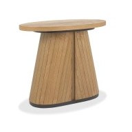 Astra - Rustic Oak Oval Lamp Table Astra - Rustic Oak Oval Lamp Table