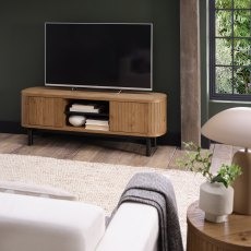 Astra - Rustic Oak Media Unit Astra - Rustic Oak Media Unit