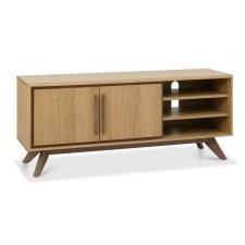 Henley - Oak Media Unit Henley - Oak Media Unit