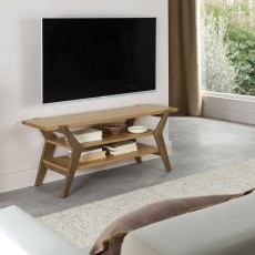 Henley - Oak Open Media Unit Henley - Oak Open Media Unit