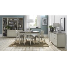 Jasper Grey Washed Oak & Soft Grey 4-6 Extension Table