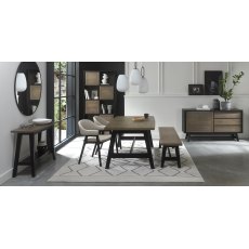 Rosen Weathered Oak & Peppercorn Wide Sideboard