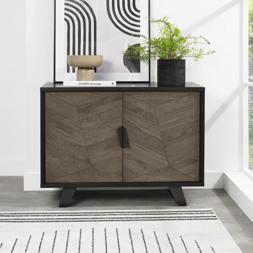 Big style, slim profile 😎⁠ ⁠ The Castello Weathered Oak & Peppercorn Narrow Sideboard knows ho...